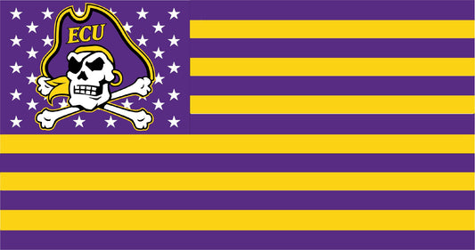 East Carolina University American Flag