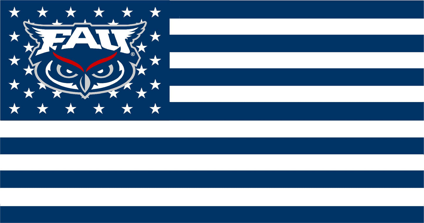 Florida Atlantic University American Flag