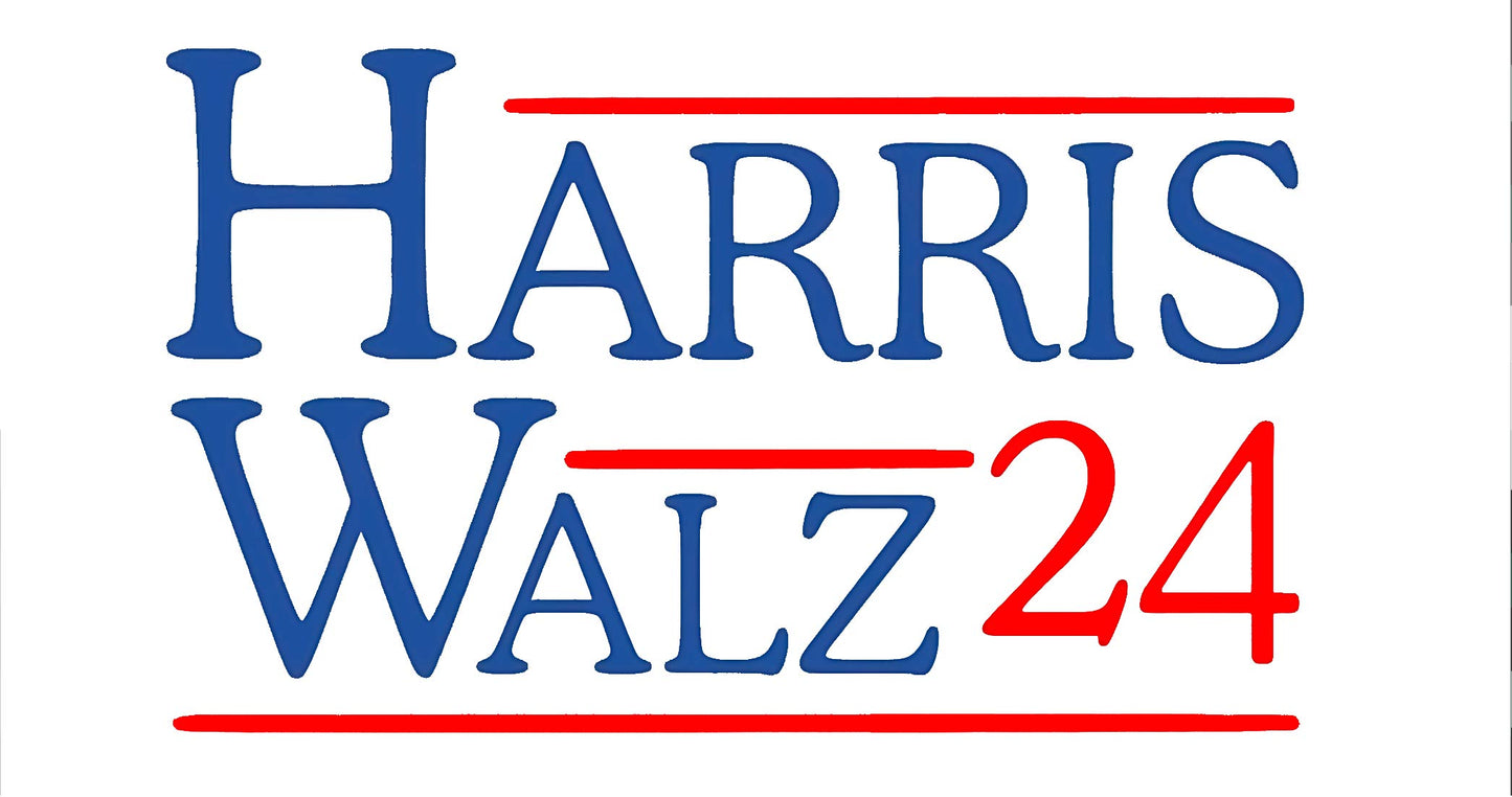 HARRIS + WALZ 2024 FLAG