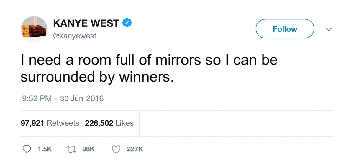 Mirrors X Kanye Flag