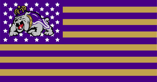 James Madison University American Flag