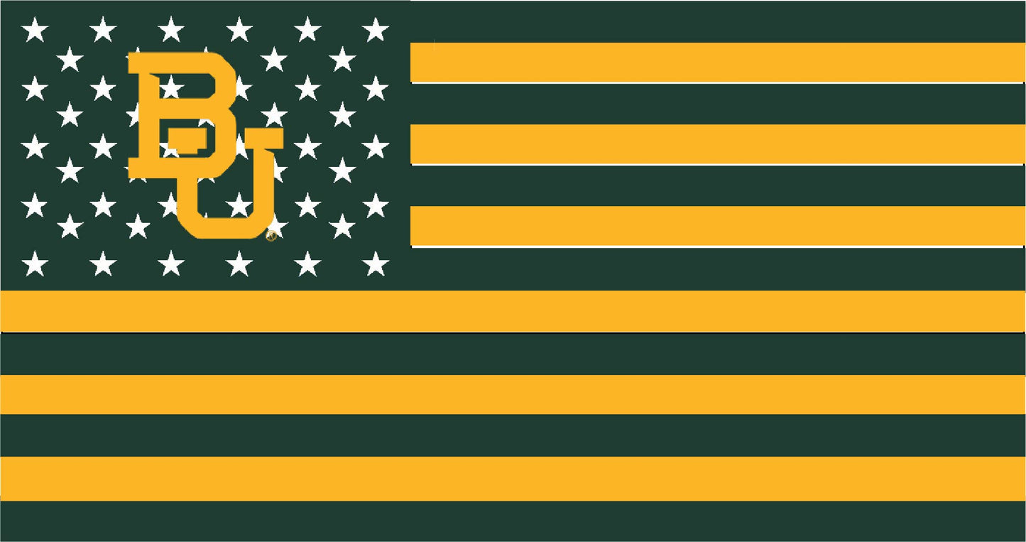Baylor University American Flag