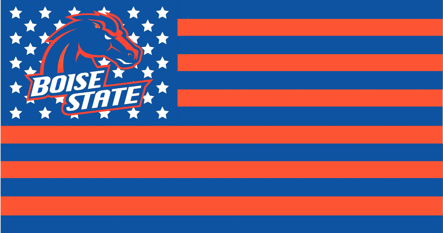 Boise State American Flag