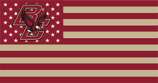 Boston College American Flag