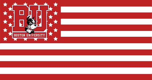 Boston University American Flag