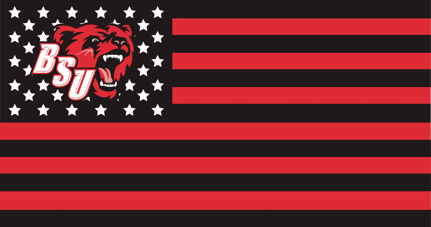 Bridgewater State American Flag