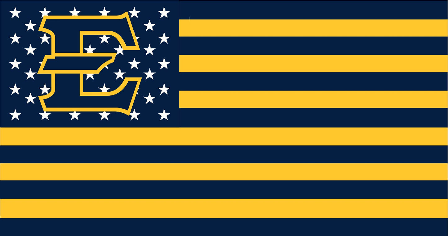 East Tennessee State University American Flag