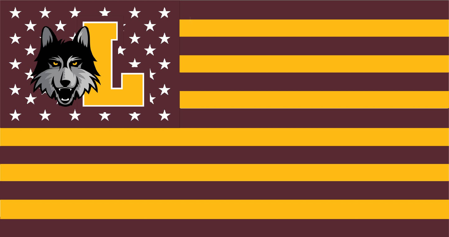 Loyola University Chicago American Flag