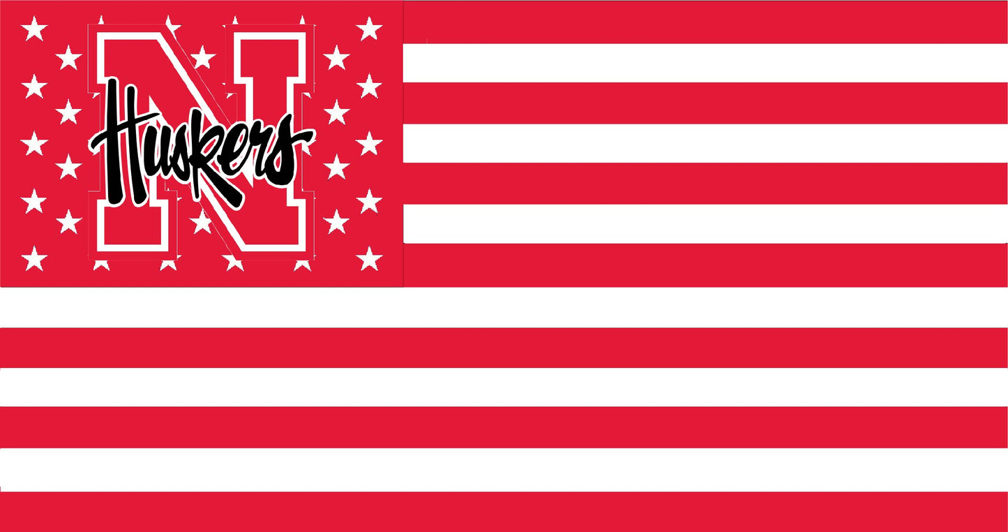 University of Nebraska American Flag