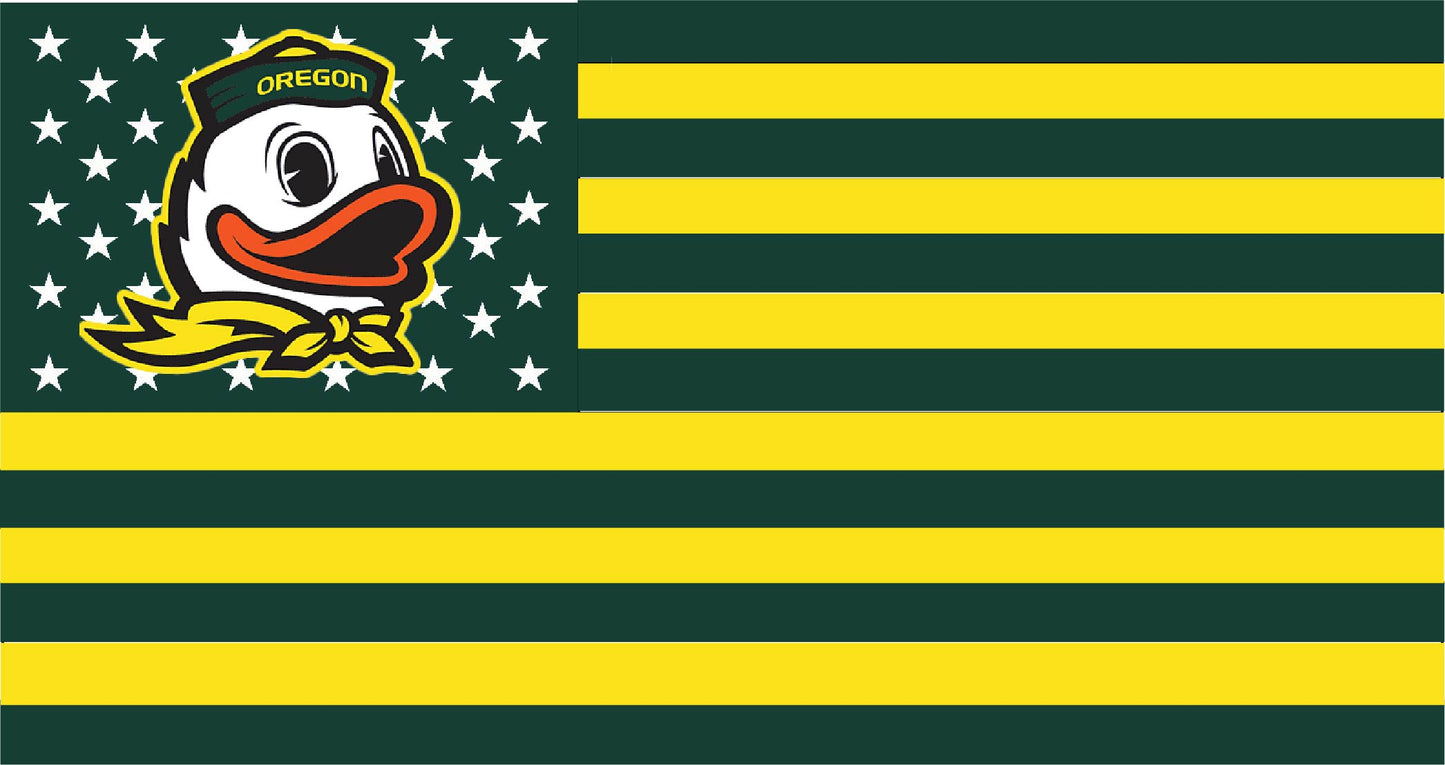 University of Oregon American Flag
