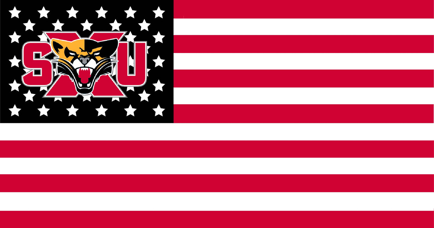 Saint Xavier University American Flag