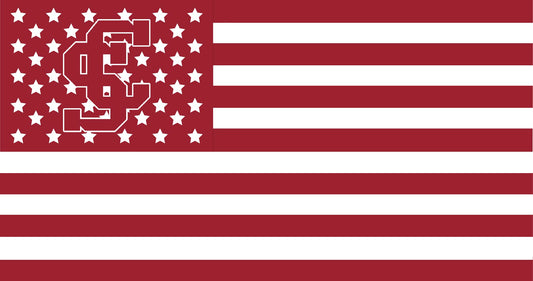 Santa Clara University American Flag