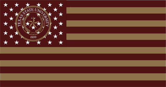 Texas State University American Flag