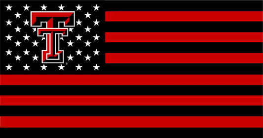 Texas Tech American Flag