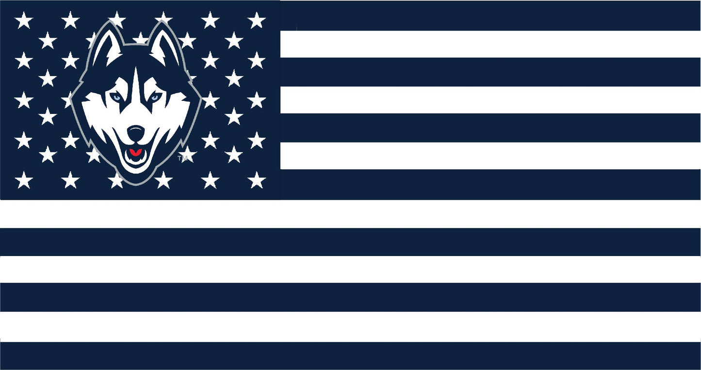 University of Connecticut American Flag