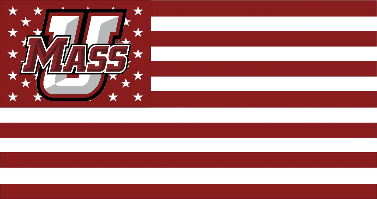 University of Massachusetts (Amherst) American Flag
