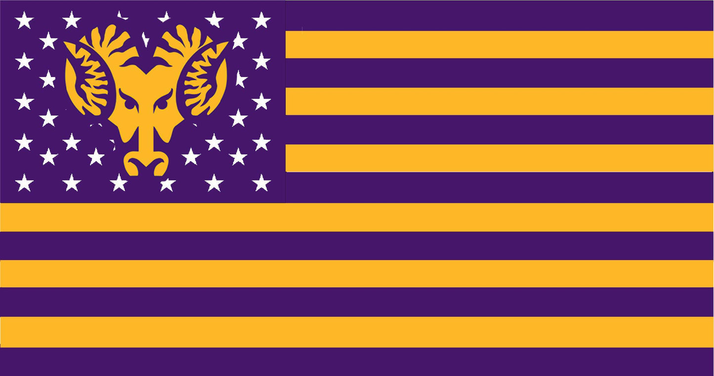 West Chester University American Flag