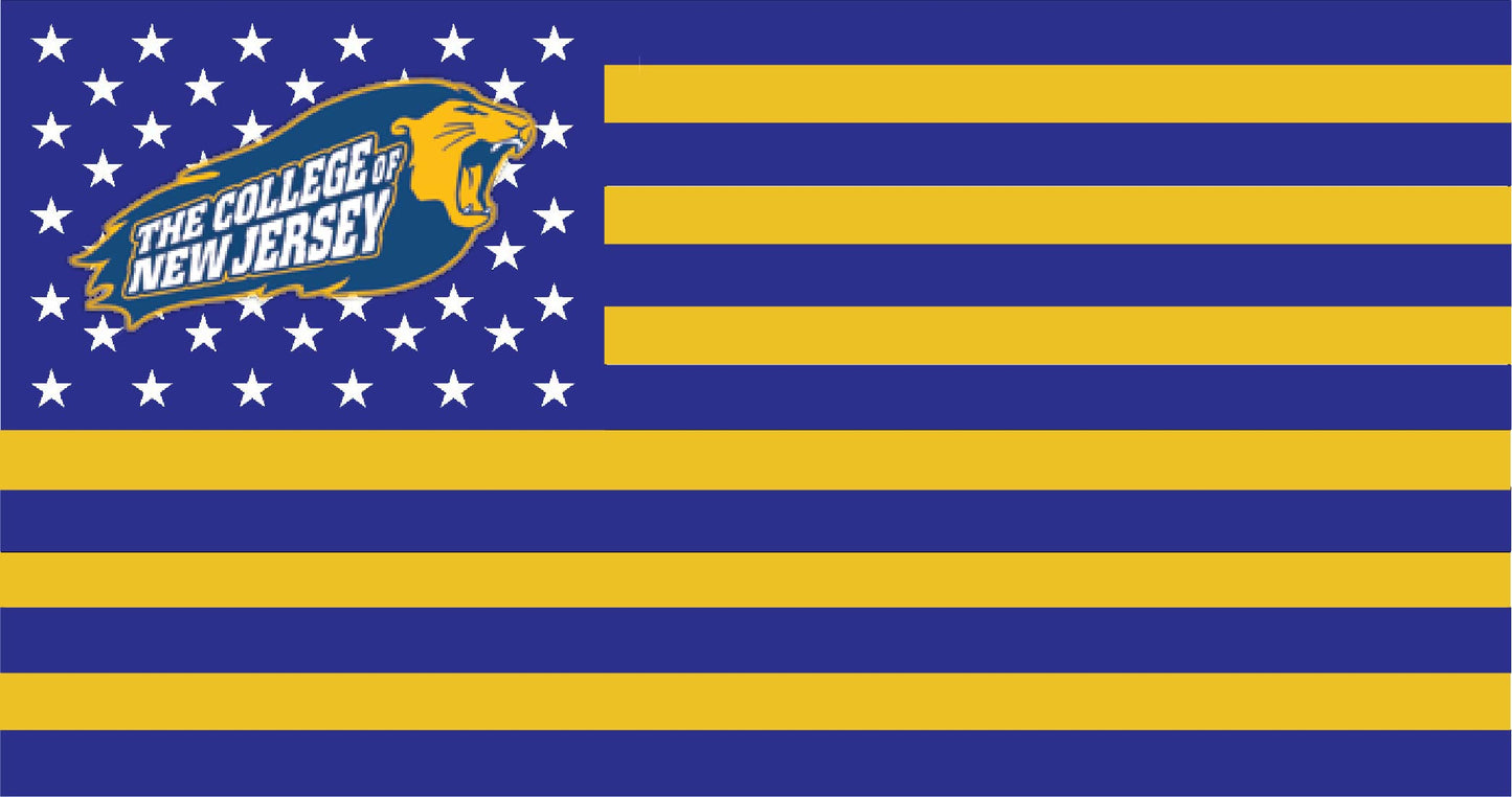 The College of New Jersey American Flag