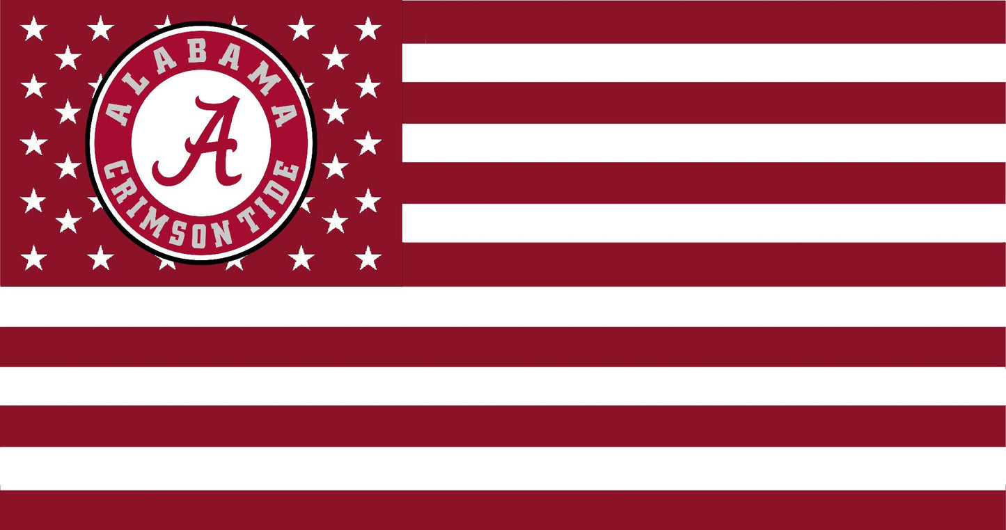 University of Alabama American Flag