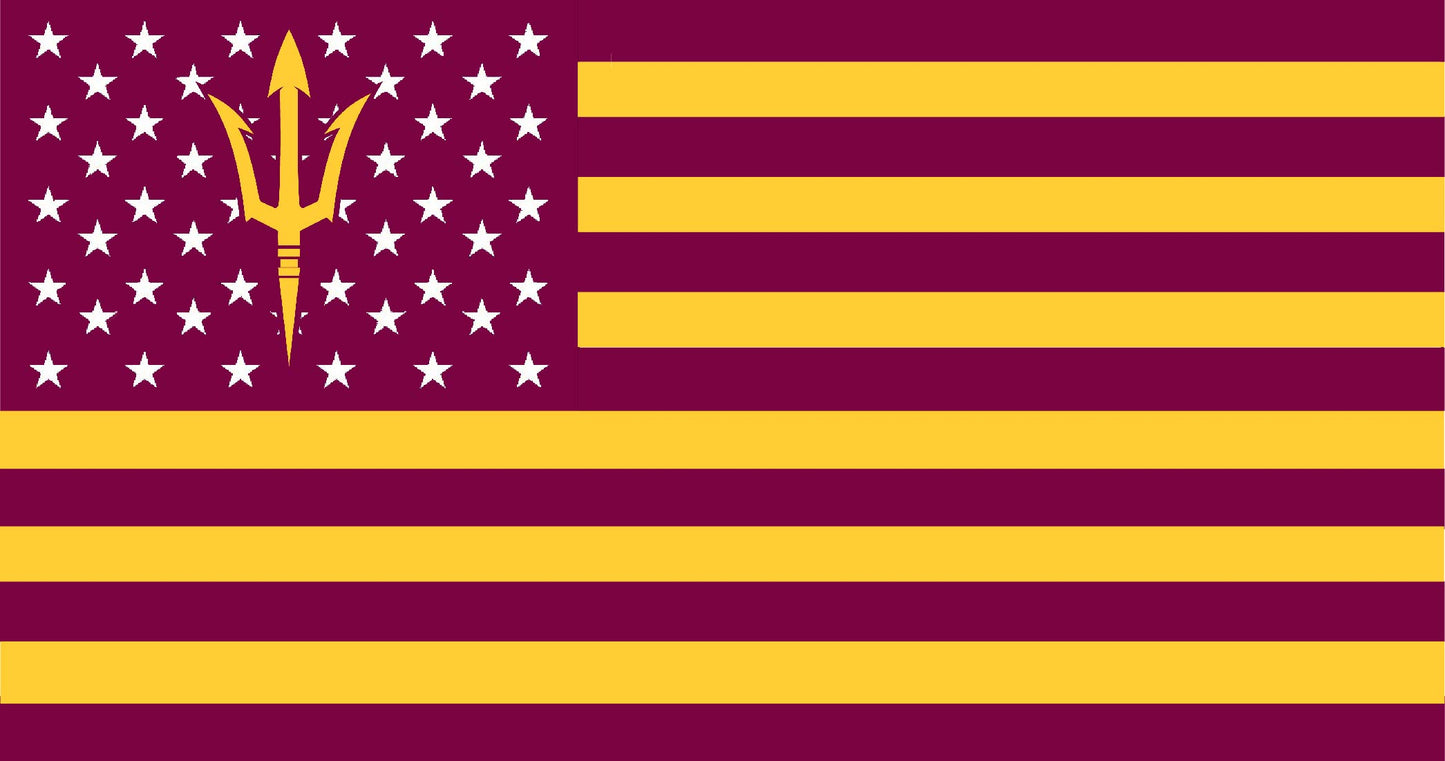 Arizona State University American Flag