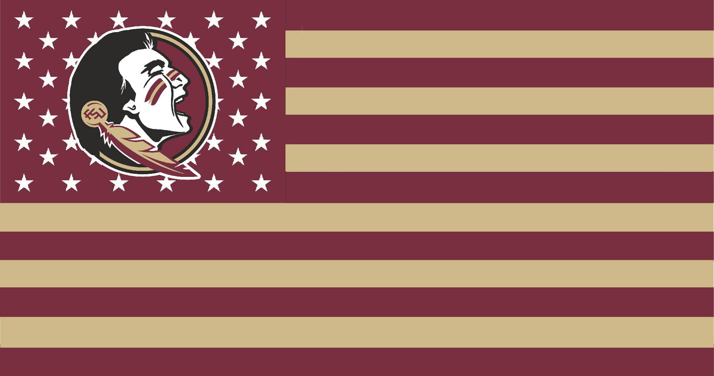 Florida State University American Flag
