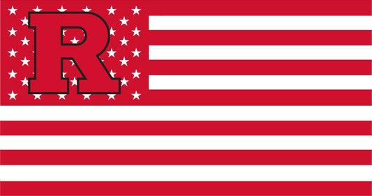 Rutgers University American Flag
