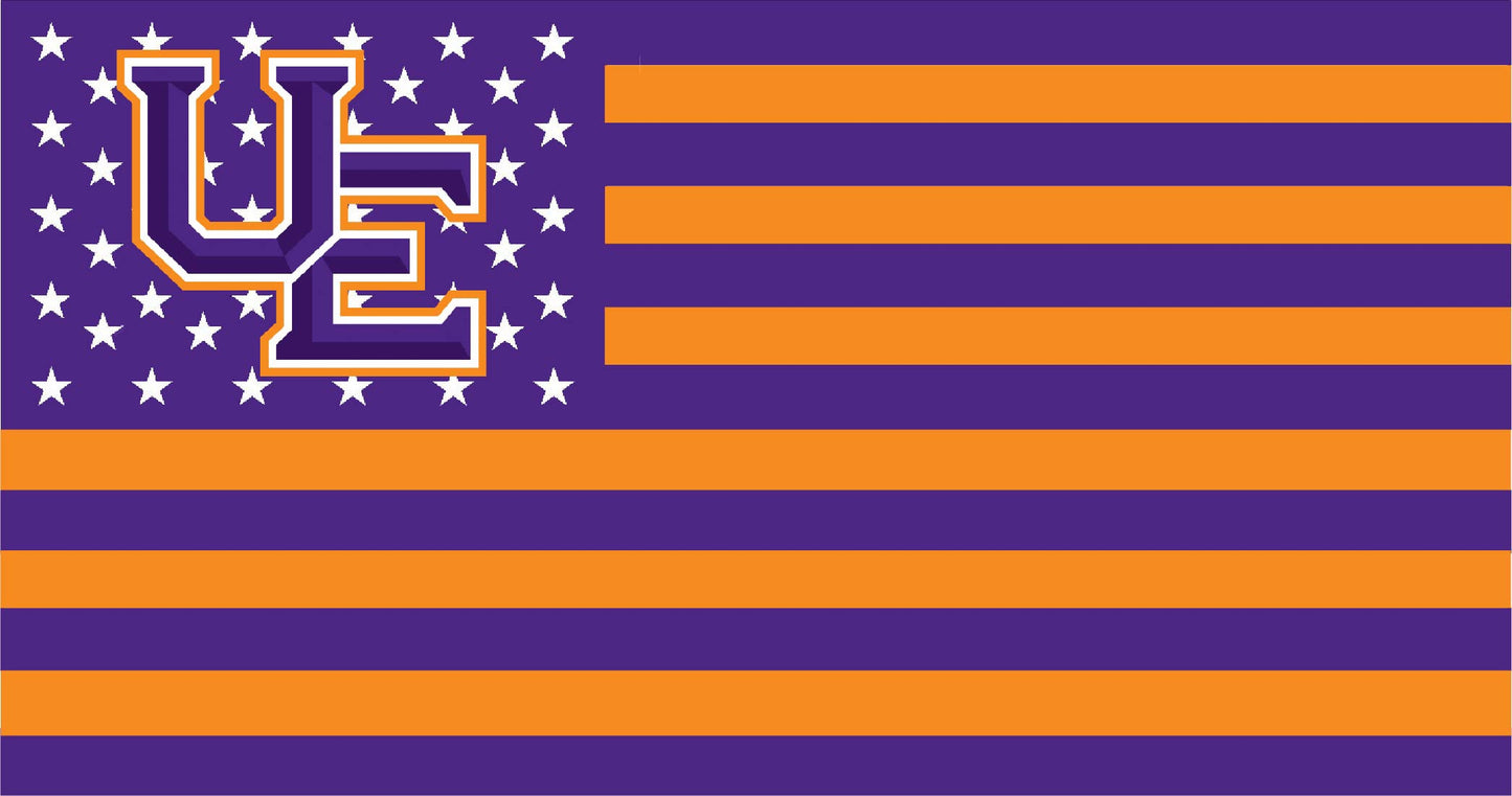 University Evansville American Flag