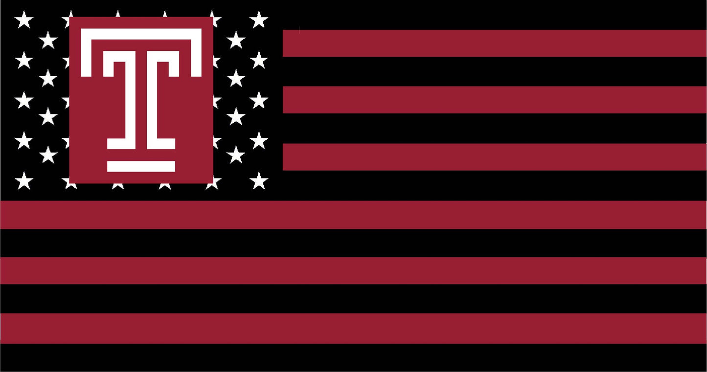 Temple University American Flag