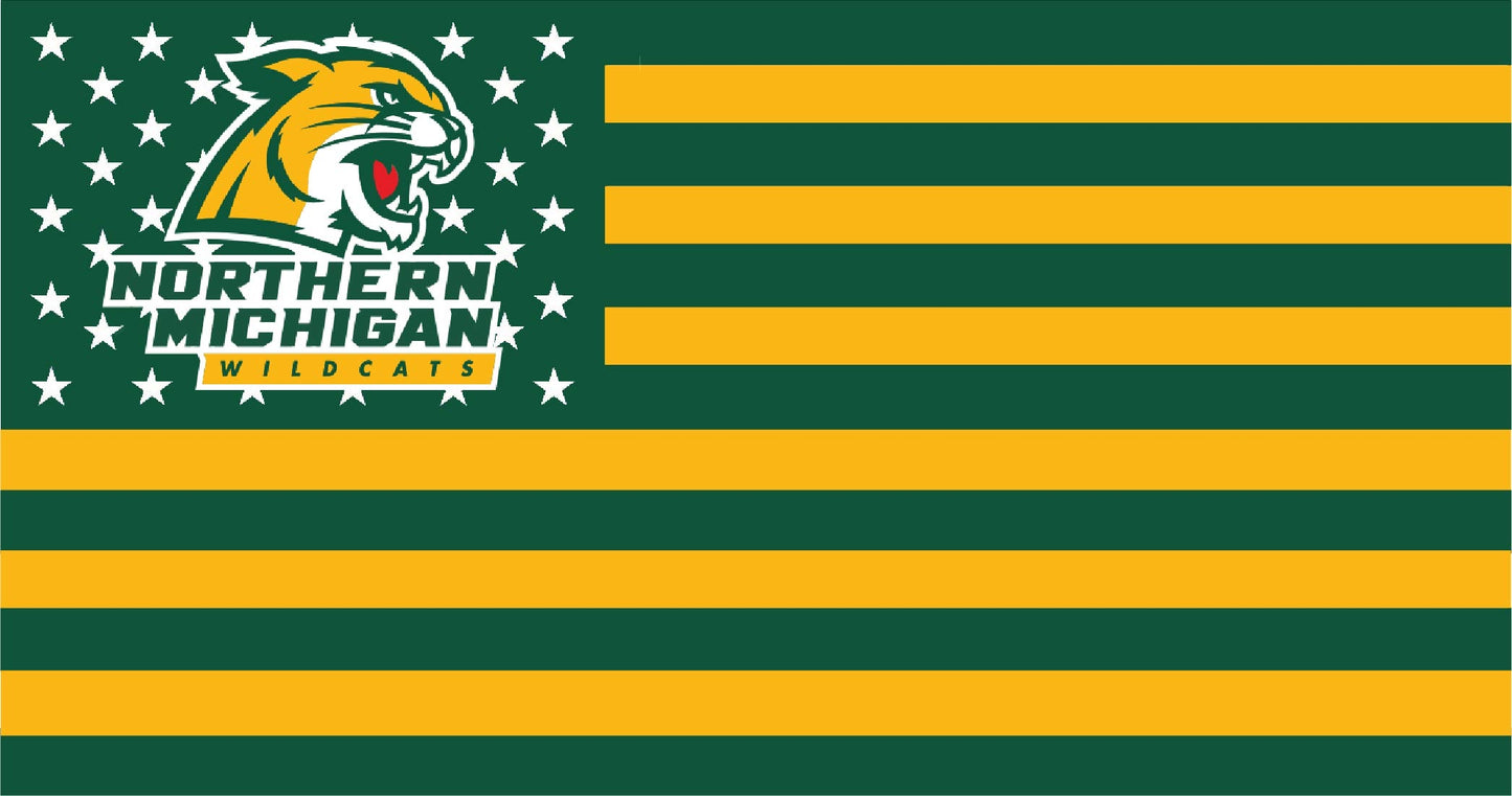 Northern Michigan University American Flag