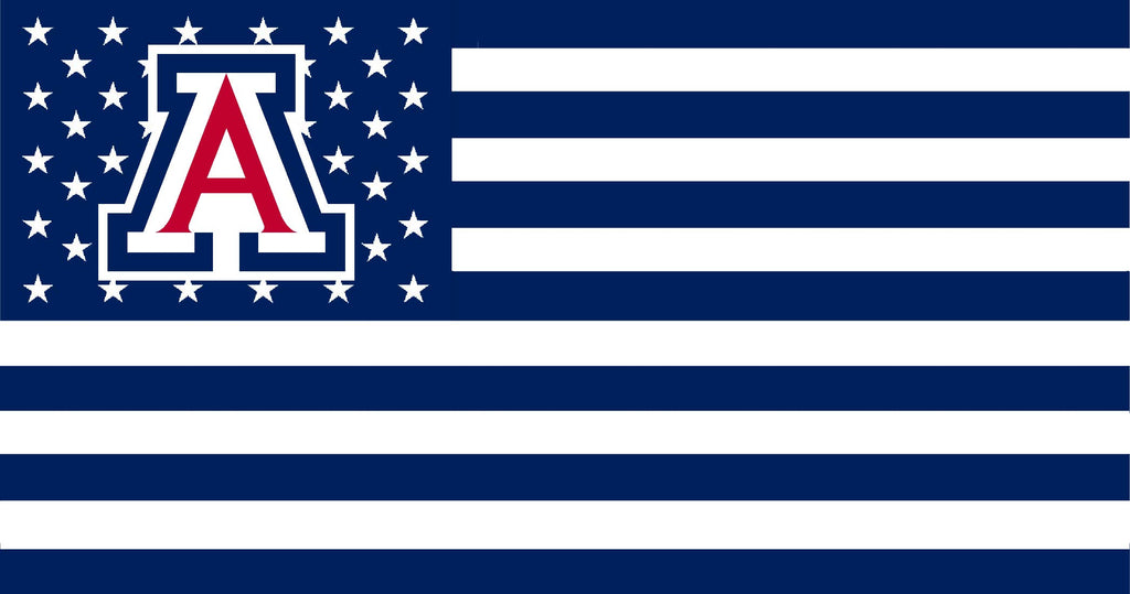 University Of Arizona American Flag Flags University university-of-arizona-american-flag-flags-university